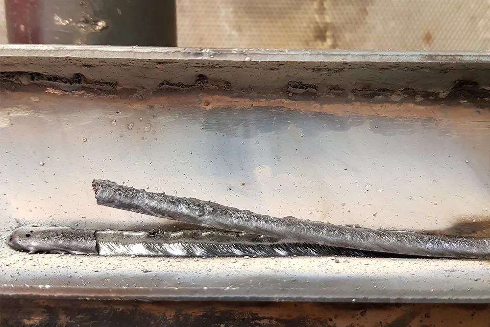 Stick welding training
